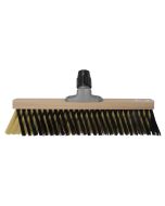 X-bezem - Binnenbezem - PET en Elaston haren - Met dul - 40 centimeter - Zonder steel