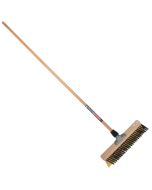 X-bezem - Binnenbezem - PET en Elaston haren - Met dul - 40 centimeter - 160cm steel