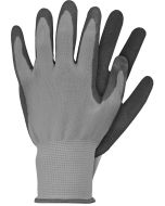 Werkhandschoenen - Grijs - Latex - Maat S