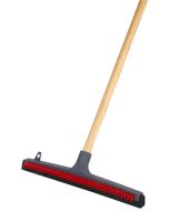 Terrasbezem - Vloertrekker - Multifunctioneel - Houten steel - 140 cm