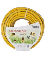 Tuinslang - Getricoteerd - Quattroflex - No torsion - 1/2 inch - 50 meter - Geel 