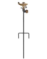 Sectorsproeier - Kniemodel - Messing - Verstelbaar - Voor 1/2 inch - Met piket