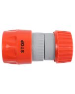 Snelkoppeling dia 12-18mm met stop en slanghouder (pvc) op kaart