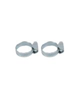 Slangklemmen - Met schroef - Verzinkt - 16-25 mm - 2 stuks