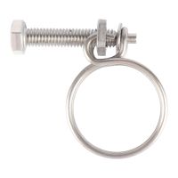 Draadslangklem - Met schroef - Gegealvaniseerd - 24-28 mm - 2 stuks