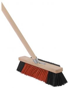 Multibezem - 3-in-1 - 40 cm - Houten steel - 160 cm
