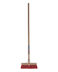 Onkruidbezem - Stalen haren - Houten steel - 140 cm