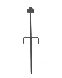 Metalen piket t met 3/4inchaansluiting inwendige draad lengte 60 cm