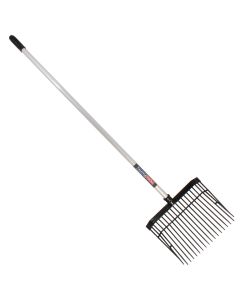 Rateau multifonct. avec manche en alu