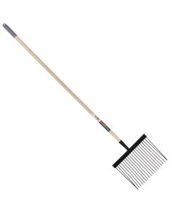Fourche a coupeaux en metal complet