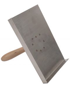 Palette de retouche, modele gauche avec poignee en bois