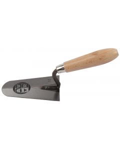 Truelle a polir 12cm avec poignee en bois 
