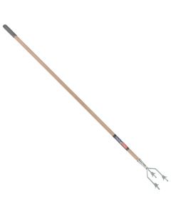 Cultivator - Verzinkt - 3 tanden - Essenhouten steel - 160 cm 