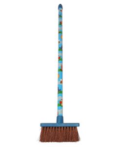 Bezem - Voor kinderen - Kunststof - Blauw 