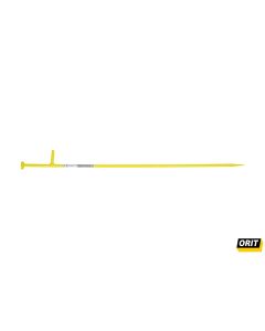 Draadpen met L-kop 800 mm RAL 1021