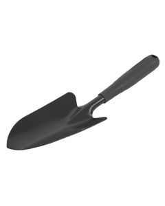 Plantschopje in gestampt staal met handvat in kunststof