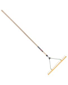 Rateau a foin 16 d, unilateral en pvc avec manche 160cm