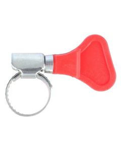 Collier de serrage - Avec écrou papillon - Galvanisé - 10-16 mm