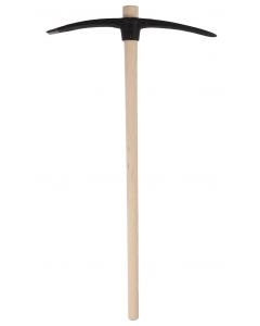 Pioche douille ronde avec manche en bois dur
