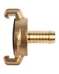 GK-snelkoppeling - Met slangtule - Messing - Voor 1/2 inch