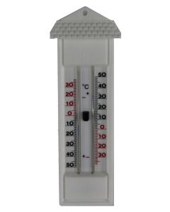 Thermomètre extérieur blanc min/max