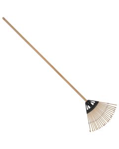 Balai a feuilles en bambou avec manche en bois 160cm