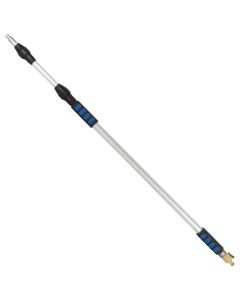 Manche télescopique - Pour set de brosses de lavage - Aluminium - 135-300 cm