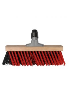 X-bezem - Buitenbezem - Nylon - Met dul - 30 centimeter - Zonder steel