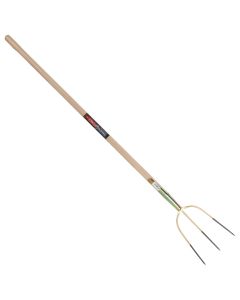 Fourche a foin 3 d, a soie avec manche boule 135cm