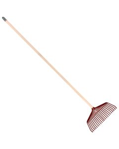 Râteau à feuilles - Nylon - 21 dents - Manche en bois de frêne - 150 cm