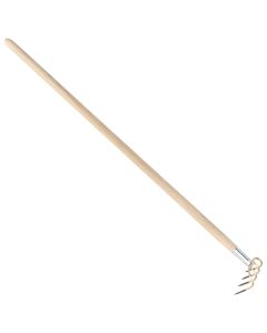 Kleine vierhaak, met stift met bol-steel 135 cm