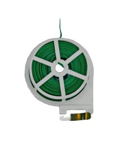 Binddraad groen met mesje 30m