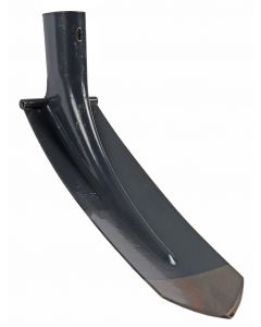 Pelle à câble - 11 cm - Blanc poli - Avec pose pied - Sans manche